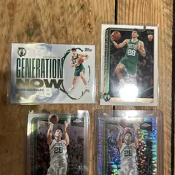 2025-26 Topps Hugo Gonzales Rookie Card Lot - 4 Cards Bulk (RC) Celtics - Image 3