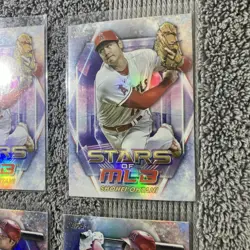 2023 Topps Series 1 - Stars of Mlb Shohei Ohtani Lot SMLB-21 /33. 4 Card Lot. - Image 2