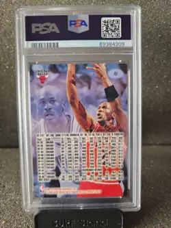 Michael Jordan 4 Card Graded Lot all 4 cards Graded PSA 7 NM (See Description) - Image 3