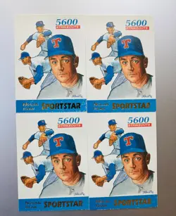 Nolan Ryan 4 Card Lot 1992 Sportstars Promo Cards #17060 / 17061 / 17062 / 17063 - Image 1