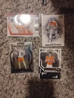 2024 Bo Nix 4 Card Lot Denver Broncos 🔥2 Rookie And 2 2025 - Image 1