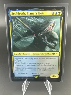 Sephiroth, Planet's Heir - Promo Foil - Final Fantasy 0004 Rare MTG - Image 1