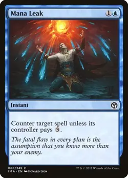 2x Mana Leak - Foil Iconic Masters LP MTG - Image 1