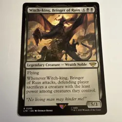 Witch-king, Bringer of Ruin Universes Beyond: the Lord of the Rings Regular NM - Image 1