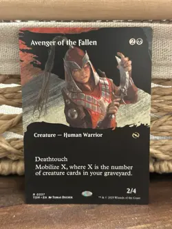 MtG Magic the Gathering Avenger of the Fallen (Borderless) - Image 1