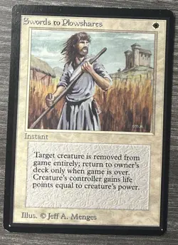 MTG Beta Swords to Plowshares - Image 1