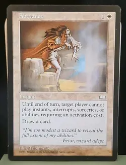 Mtg 🔥🔥 Abeyance 🔥🔥 Weatherlight 🌟RARE🌟 MT/NM Regular Magic The Gathering - Image 1