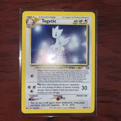 Togetic Neo Genesis 2000 Swirl Holo Rare Pokemon Card TCG 16/111 DMG - Image 1