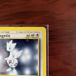 Togetic Neo Genesis 2000 Swirl Holo Rare Pokemon Card TCG 16/111 DMG - Image 4
