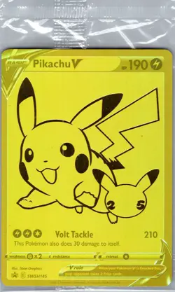 Pikachu V - SWSH145 SWSH: Sword & Shield Promo Cards - Pokemon Card - Sealed - Image 1