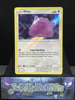 Pokemon Card Ditto 17/18 Detective Pikachu Holo Rare Near Mint - Image 1