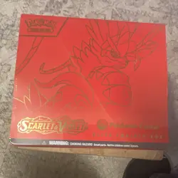 Pokemon Scarlet & Violet Elite Trainer Box Pokemon Center Koraidon Promo Booster - Image 1