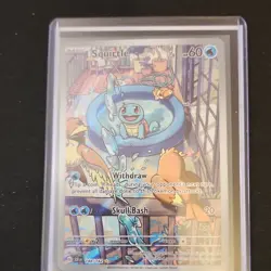 Squirtle 148/142 Sv2a: Pokemon Card 151 Holo Art Rare Full Art - Image 1