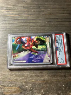 2011 POKEMON WORLD CHAMPIONSHIPS PROMO TWINBOAR RAYQUAZA & DEOXYS LEGEND PSA 4 - Image 2