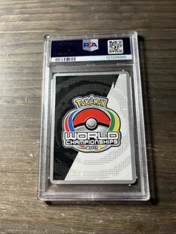 2011 POKEMON WORLD CHAMPIONSHIPS PROMO TWINBOAR RAYQUAZA & DEOXYS LEGEND PSA 4 - Image 3