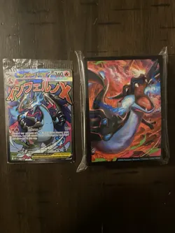Sealed Charizard Promo Pokemon With Sleeves From Phantasmal Flames UPC. #2 - Image 1