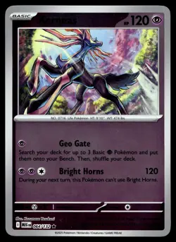 XERNEAS 064/132 RARE MEGA EVOLUTION POKEMON REVERSE HOLO - Image 1