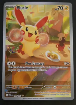Plusle 193/182 Paradox Rift Illustration Rare Pokemon NM/Mint Condition - Image 1