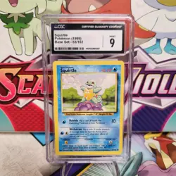 CGC 9 Squirtle 63/102 - Base Set - Pokemon TCG - SHIPS FAST - Image 1