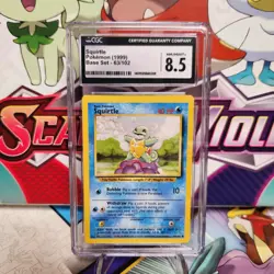 CGC 8.5 Squirtle 63/102 - Base Set - Pokemon TCG - SHIPS FAST - Image 1