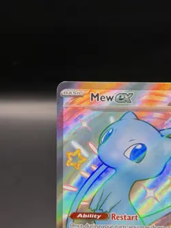 Pokemon TCG Mew EX 216/091 Paldean Fates Full Art Shiny Ultra Rare NM Condition - Image 2