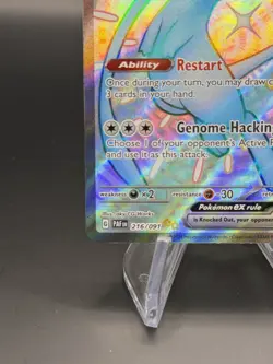 Pokemon TCG Mew EX 216/091 Paldean Fates Full Art Shiny Ultra Rare NM Condition - Image 3