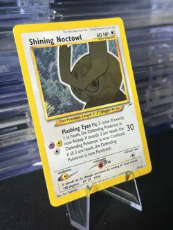 2002 Pokemon- Shining Noctowl 110/105 Neo Destiny Holo - Image 2