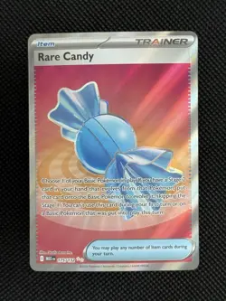 Pokemon Rare Candy Trainer 175/132 Me01: Mega Evolution Holo Full Art Ultra Rare - Image 1