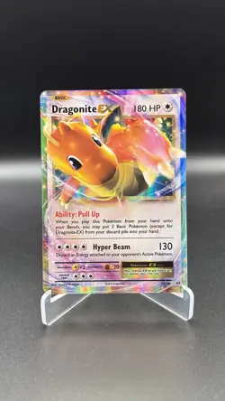 2016 Pokemon XY Evolutions Dragonite EX 72/108 Holo Rare NM Unlimited - Image 1