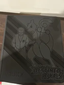 TheUnluckyCollector - Pokemon Destined Rivals Laser Engraved Vault X Binder - Image 1