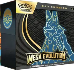 Pokemon TCG Mega Evolutions Lucario Elite Trainer Box ETB / NEW / SEALED - Image 1