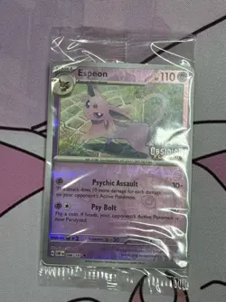Pokemon Sealed Espeon 86/197 Obsidian Flames (Best Buy) Stamp Promo - Image 2