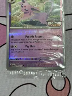 Pokemon Sealed Espeon 86/197 Obsidian Flames (Best Buy) Stamp Promo - Image 4