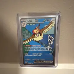 Pokemon Pidgeot ex 225/197 Special Illustration Rare SV03 Obsidian Flames Holo - Image 3