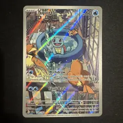 Squirtle Illustration Rare #148/142 (NM/M) Pokemon Stellar Crown - Image 1