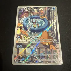 Squirtle Illustration Rare #148/142 (NM/M) Pokemon Stellar Crown - Image 2