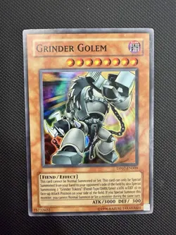 Grinder Golem DP07-EN009 - Jesse Anderson - Unlimited Super Rare LP/MP - Image 1