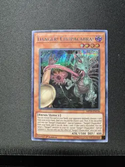 Yugioh Danger! Chupacabra! MP19-EN138 Secret Rare 1st Ed NM - Image 4