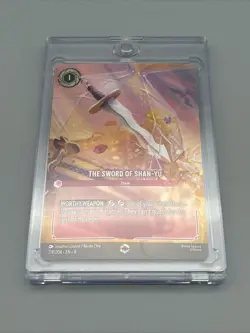 Disney Lorcana TCG the Sword of Shan-Yu Enchanted Card 219/204 Reign of Jafar - Image 4