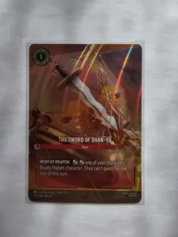 Disney Lorcana - The Sword Of Shan-Yu - Reign Of Jafar 219/204 Enchanted - Image 1