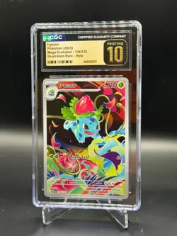 Pokemon Ivysaur #134/132 Mega Evolution Illustration Rare CGC PRISTINE 10 - Image 1