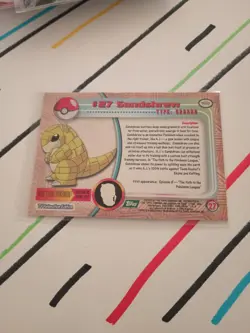 Pokemon 1999 Topps TV Animation Edition #27 - Image 3