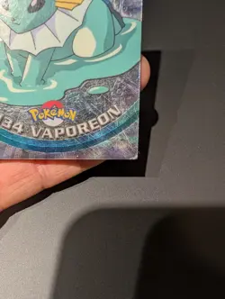 Pokemon Topps Chrome Vaporeon Holo TV Animation Edition Series 3 #134 HP - Image 5