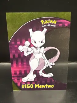 Pokemon Card Mewtwo #150 PC5 Topps TV Animation Edition EX rare - Image 2