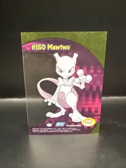 Pokemon Card Mewtwo #150 PC5 Topps TV Animation Edition EX rare - Image 3