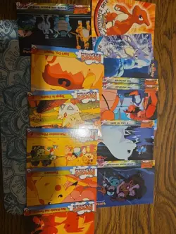 Pokemon 1995-1999 TOPPS TV & Movie Animation Series Cards - Image 1