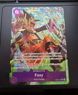 Foxy Alt Art EB04-036 OP14 Azure Sea Seven One Piece TCG ENGLISH OP14 - Image 1