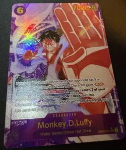 Monkey.D.Luffy Alternate Art EB02-061 Extra Booster Anime 25th Edition NM - Image 1