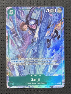 One Piece #OP13-027 Sanji Rare R (Alternate Art) Carrying On His Will - Image 1