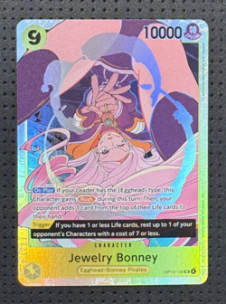 One Piece #OP13-108 Jewelry Bonney Super Rare SR Carrying On His Will - Image 1